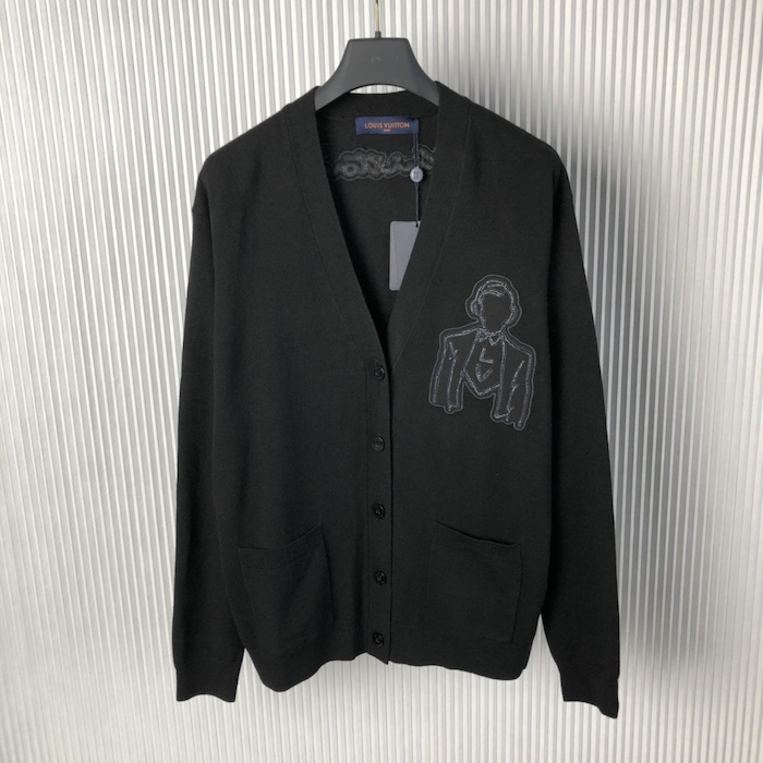 l**is V*t*n embroidered wool cardigan 1afaol