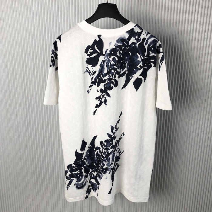l**is V*t*n monogram cotton pique t-shirt 1afaye