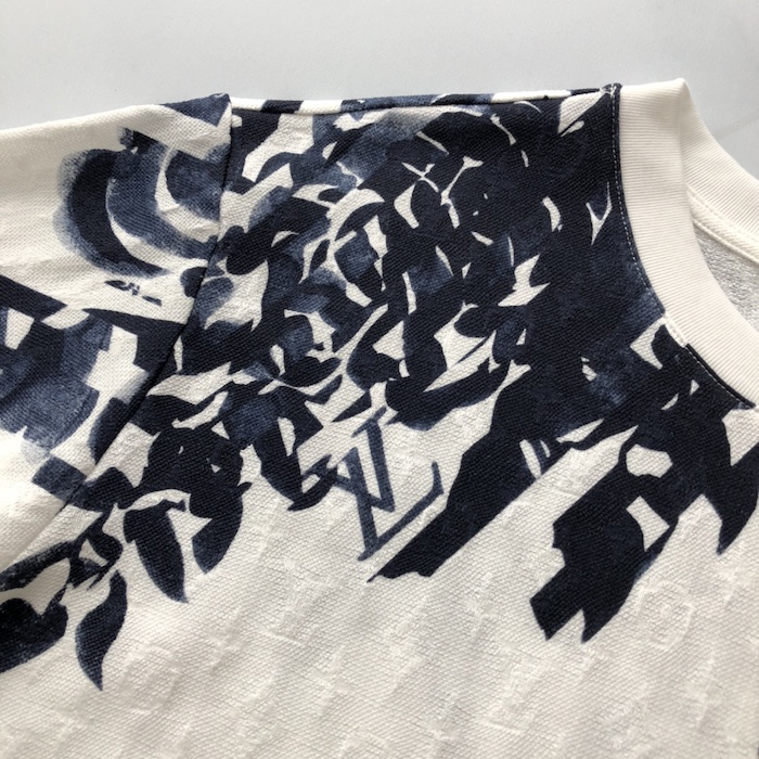 l**is V*t*n monogram cotton pique t-shirt 1afaye