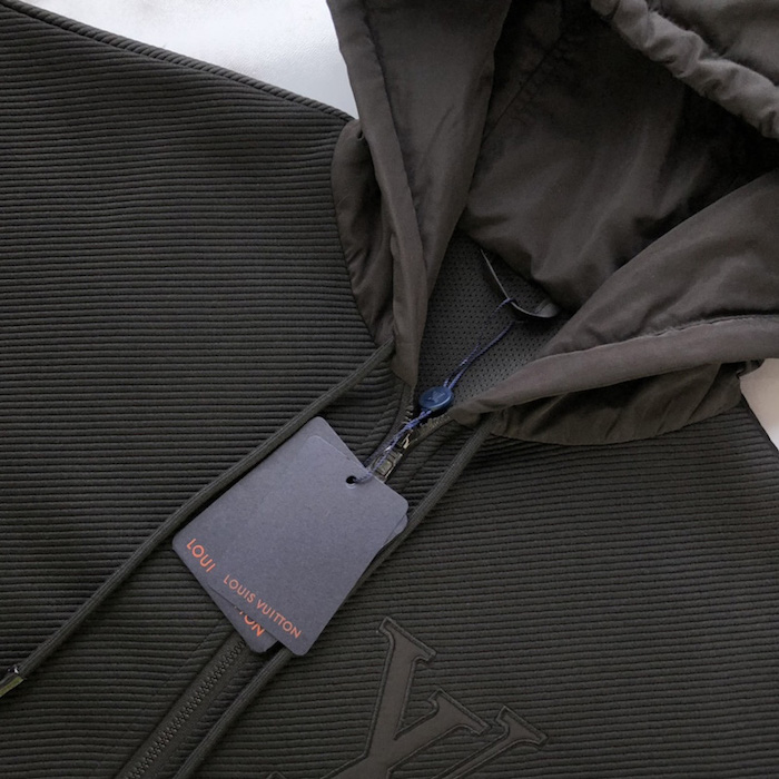 l**is V*t*n hybrid zipped technical cotton hoodie 1afaym