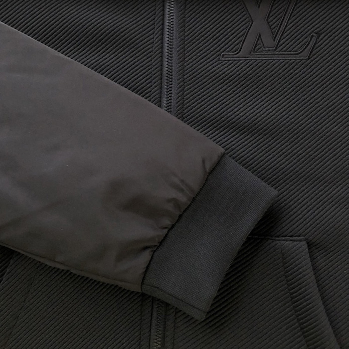 l**is V*t*n hybrid zipped technical cotton hoodie 1afaym