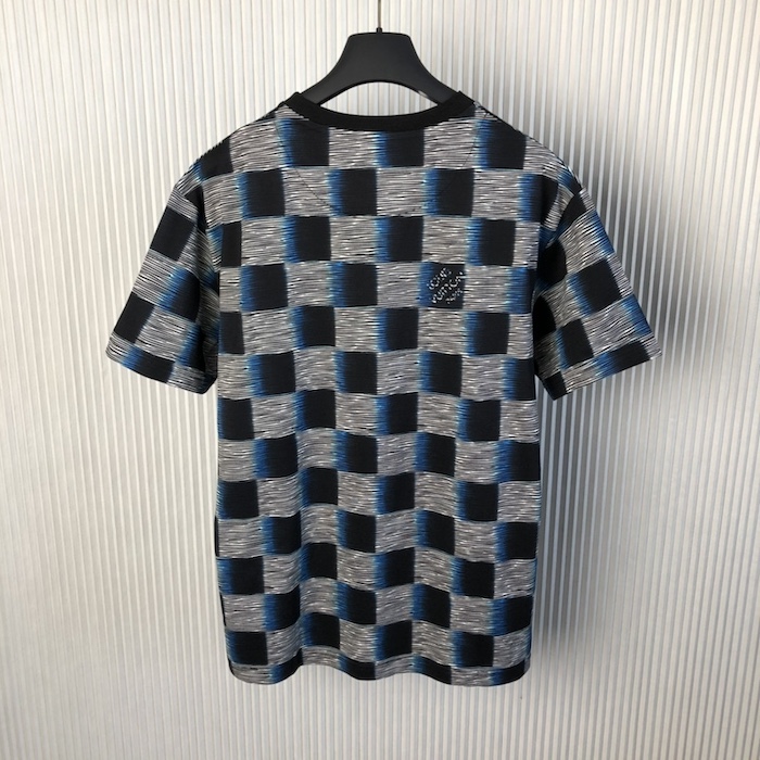 l**is V*t*n damier short-sleeved cotton t-shirt 1afb30