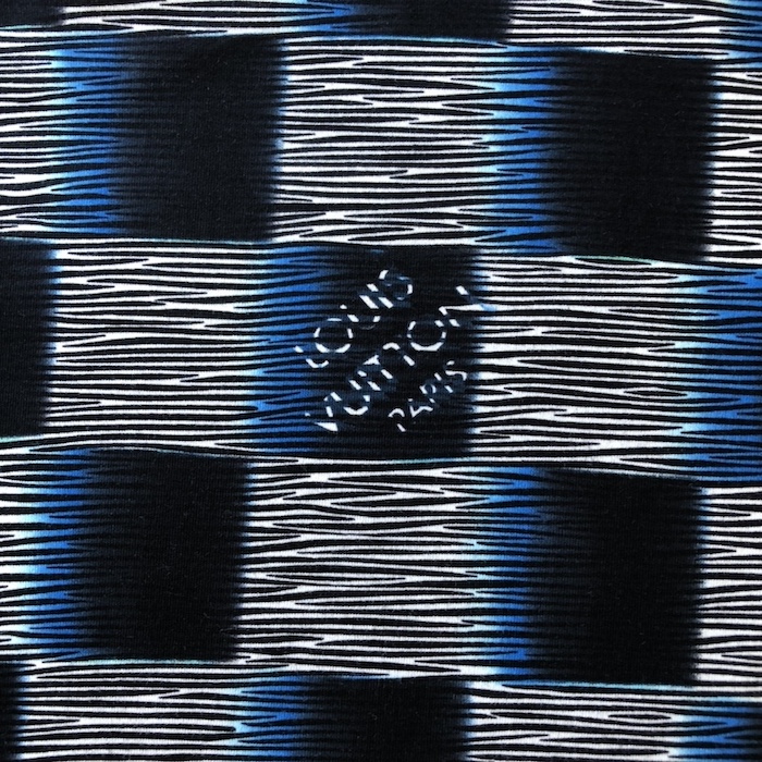 l**is V*t*n damier short-sleeved cotton t-shirt 1afb30