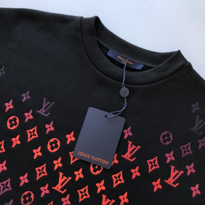 l**is V*t*n embroidered cotton sweatshirt 1afb68
