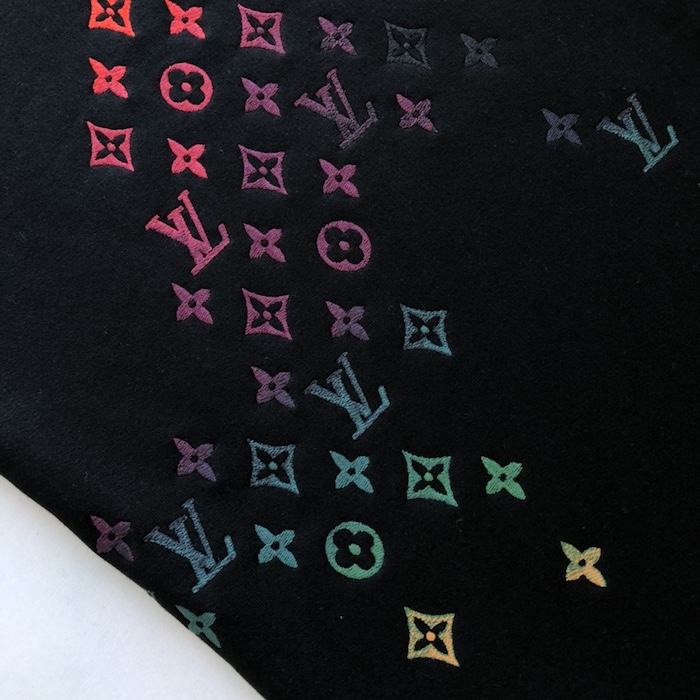 l**is V*t*n embroidered cotton sweatshirt 1afb68