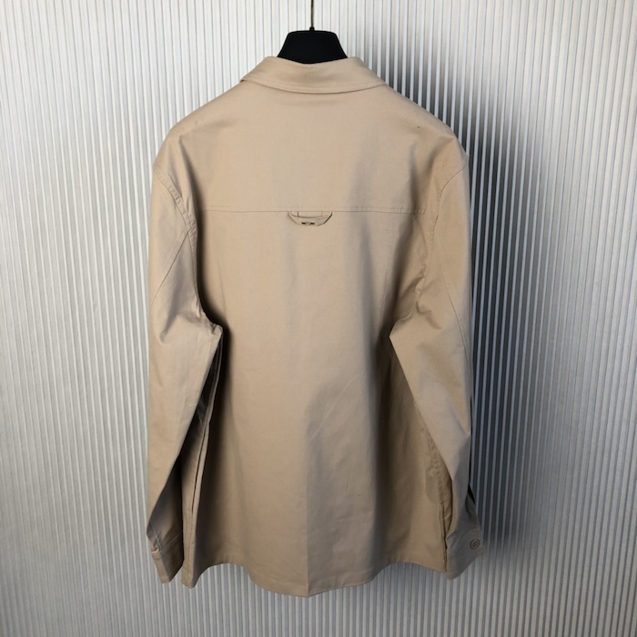 l**is V*t*n flocked casual cotton overshirt 1afbvs