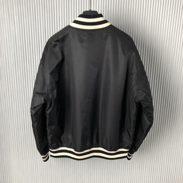 l**is V*t*n embroidered nylon baseball blouson 1afhwq