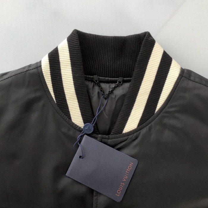 l**is V*t*n embroidered nylon baseball blouson 1afhwq