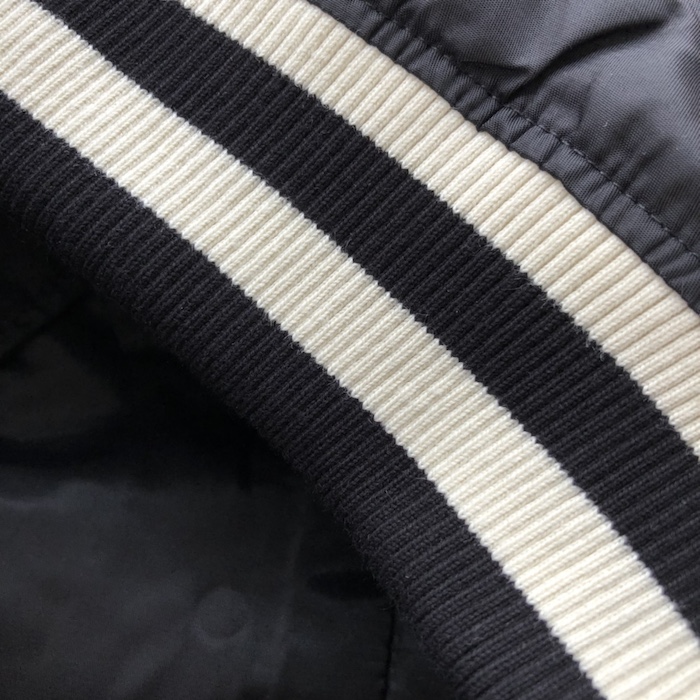 l**is V*t*n embroidered nylon baseball blouson 1afhwq