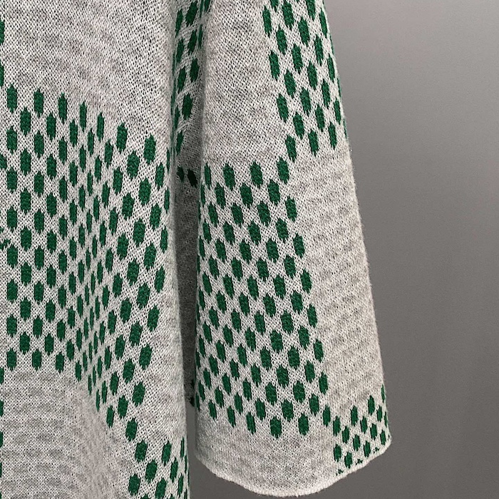 l**is V*t*n damier knitted short-sleeved crewneck 1afix4