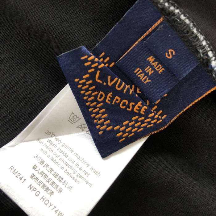 l**is V*t*n embroidered signature cotton t-shirt 1afjfh
