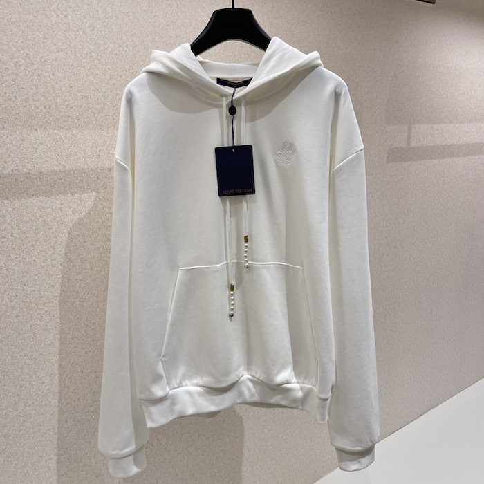 l**is V*t*n embroidered jersey hoodie 1afjh1