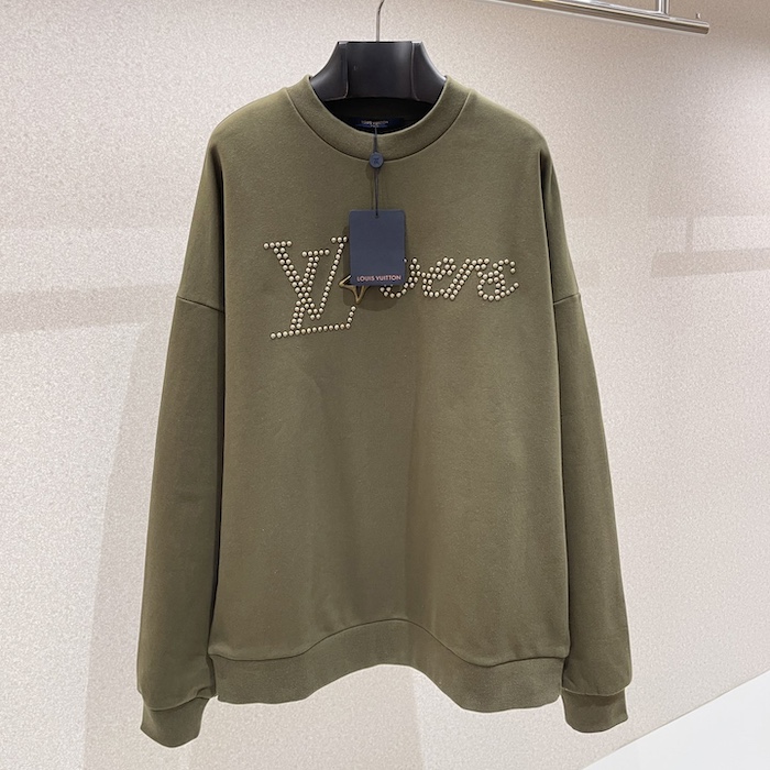 l**is V*t*n cotton signature crewneck 1afjh9
