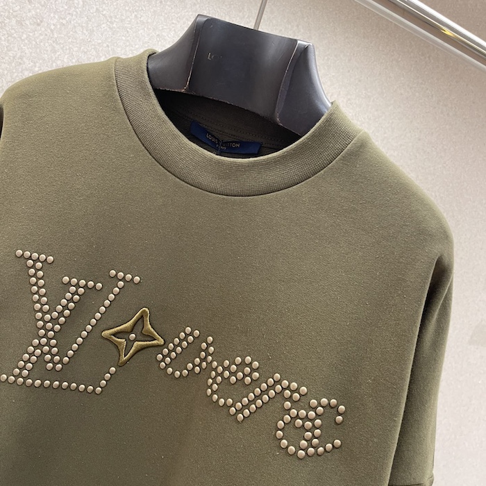 l**is V*t*n cotton signature crewneck 1afjh9