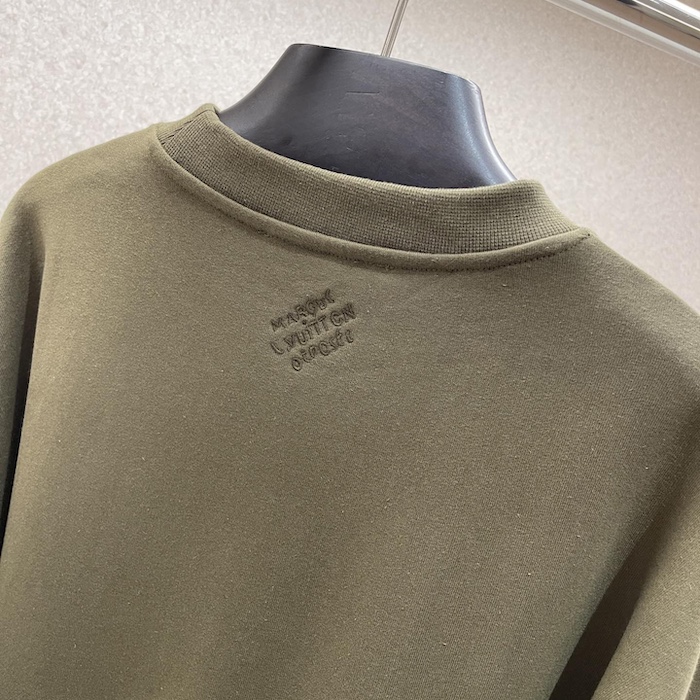 l**is V*t*n cotton signature crewneck 1afjh9