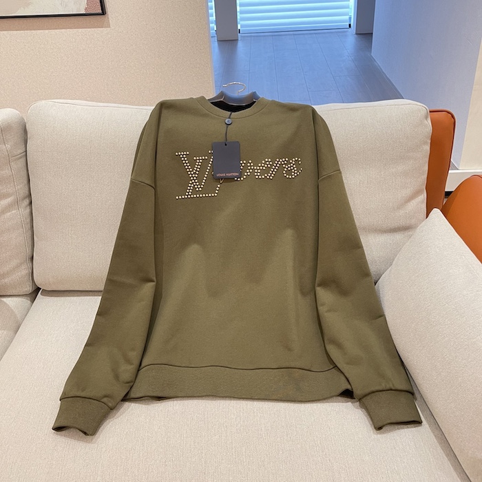 l**is V*t*n cotton signature crewneck 1afjh9