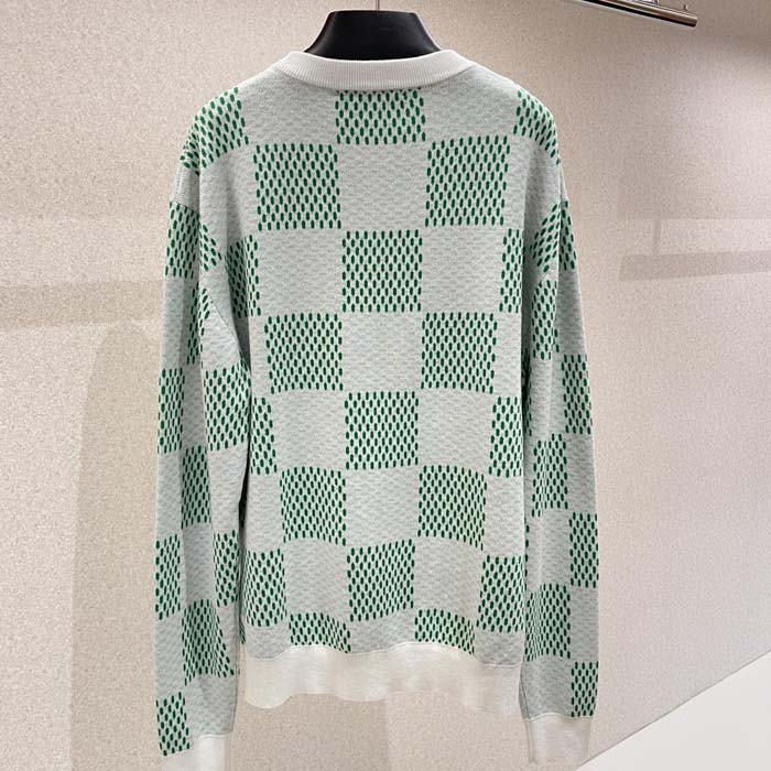 l**is V*t*n damier cotton sweatshirt 1afjhh