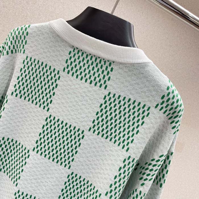 l**is V*t*n damier cotton sweatshirt 1afjhh