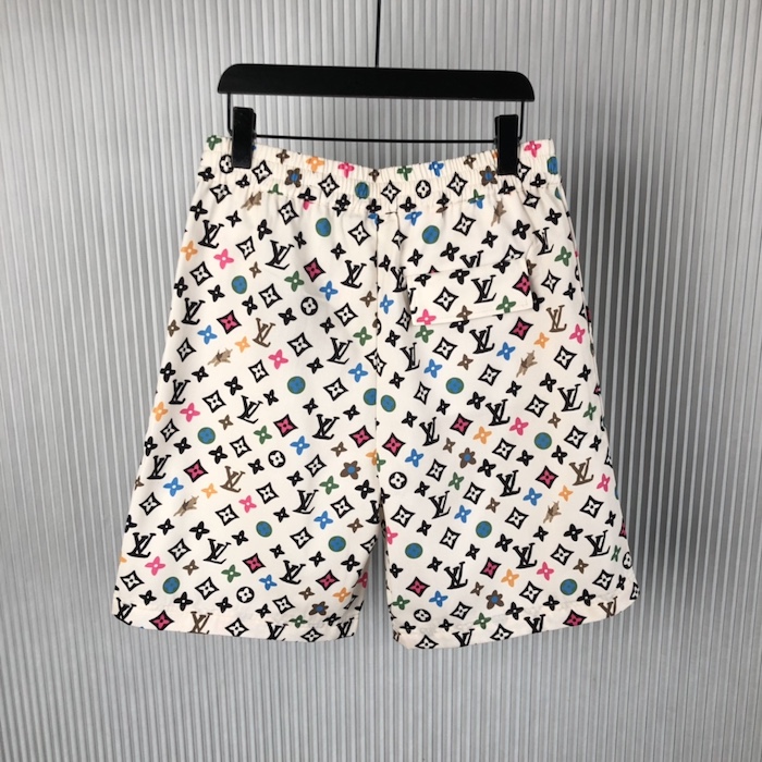 l**is V*t*n monogram printed silk shorts 1afpze