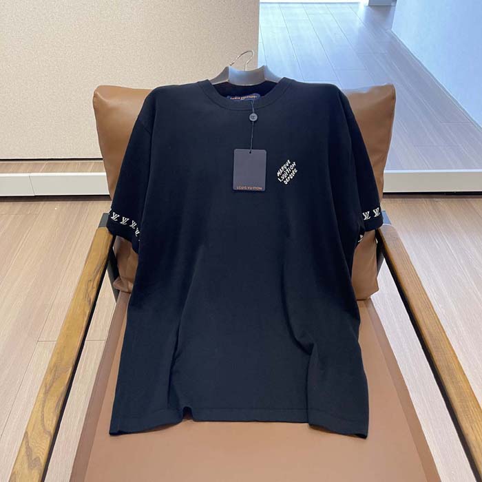 l**is V*t*n short-sleeved cotton crewneck 1afqsh