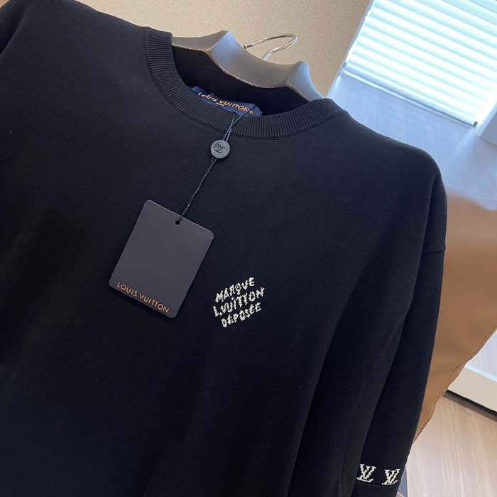 l**is V*t*n short-sleeved cotton crewneck 1afqsh