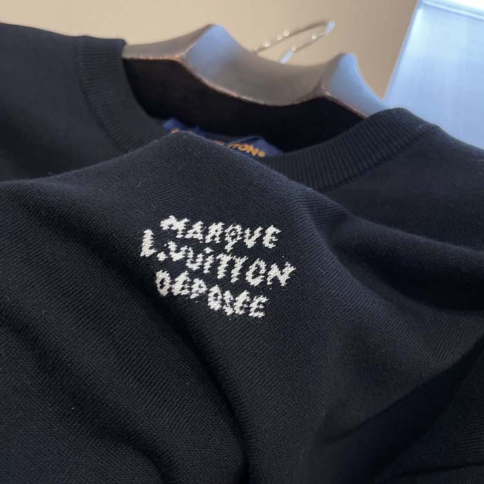 l**is V*t*n short-sleeved cotton crewneck 1afqsh