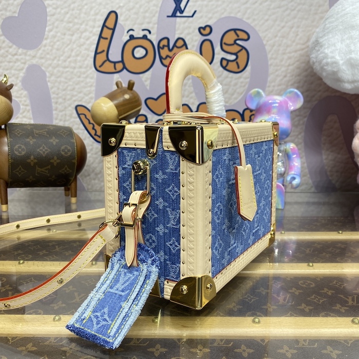 l**is V*t*n monogram denim petite valise denim bleu m24161