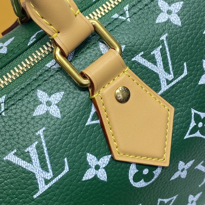 l**is V*t*n monogram leather speedy p9 bandouliere 25 m24423