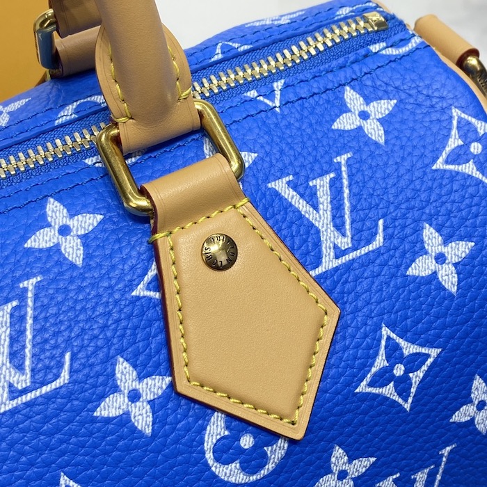 l**is V*t*n monogram leather speedy p9 bandouliere 25 m24424