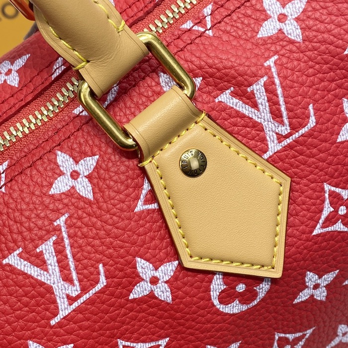l**is V*t*n monogram leather speedy p9 bandouliere 25 m24425