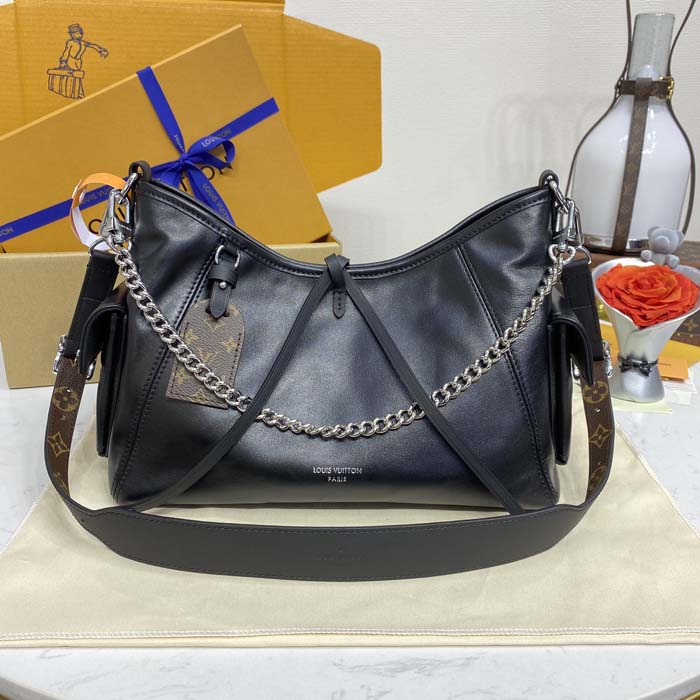 l**is V*t*n lambskin carryall cargo pm m24861