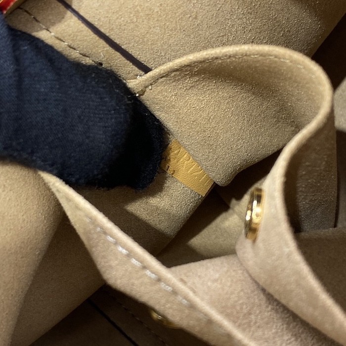 l**is V*t*n monogram canvas and shearling néonoé bb m46319