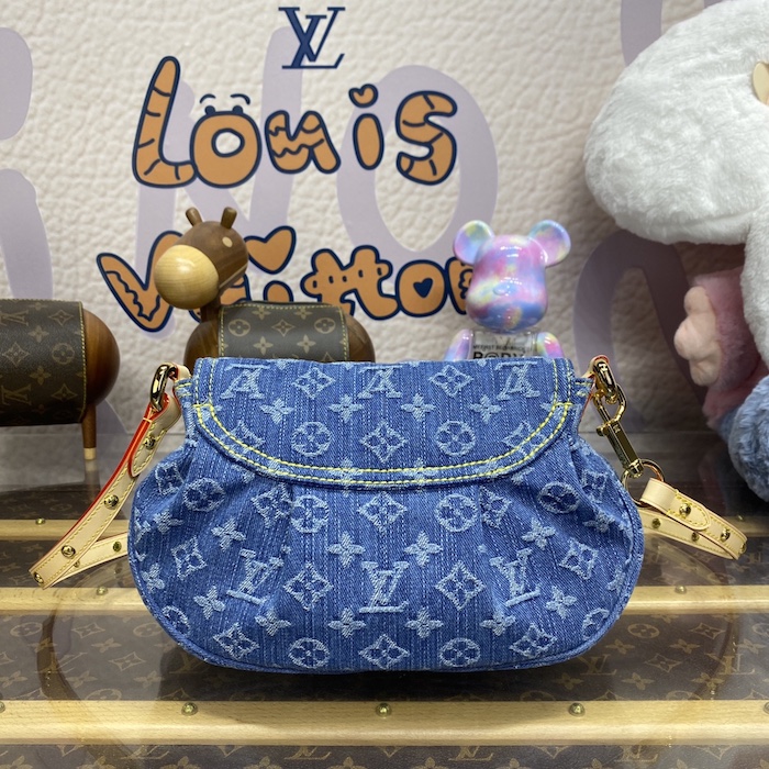 l**is V*t*n monogram denim sunset bag m46829