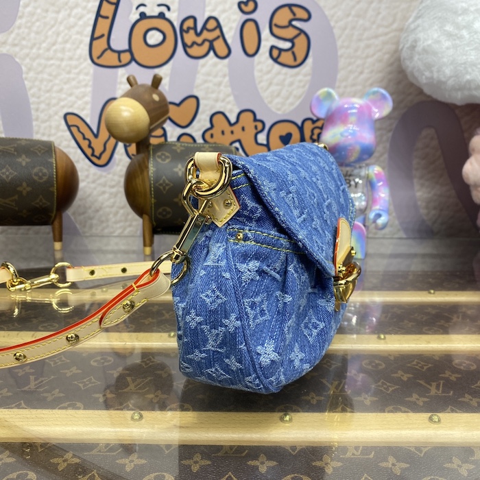 l**is V*t*n monogram denim sunset bag m46829