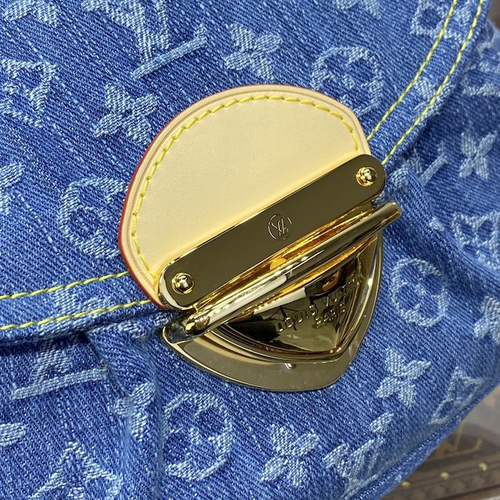 l**is V*t*n monogram denim sunset bag m46829
