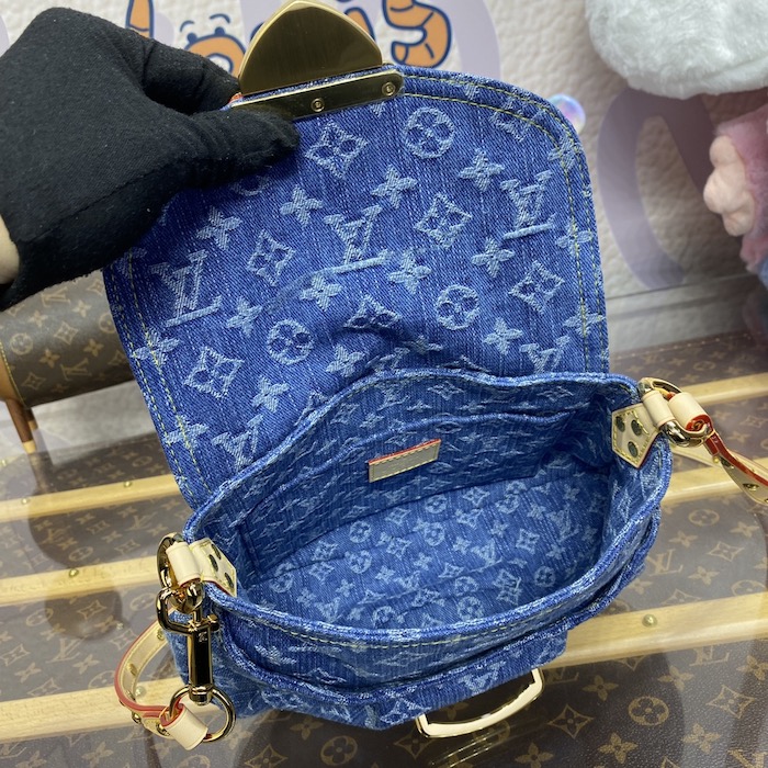 l**is V*t*n monogram denim sunset bag m46829