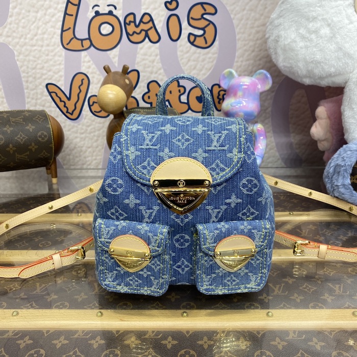 l**is V*t*n monogram denim venice backpack m46836