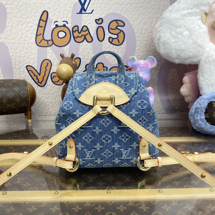 l**is V*t*n monogram denim venice backpack m46836