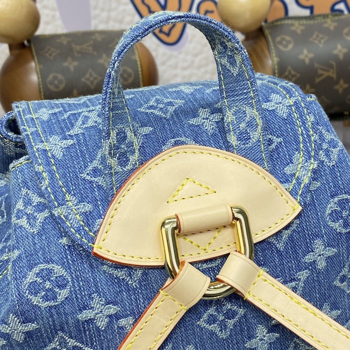 l**is V*t*n monogram denim venice backpack m46836