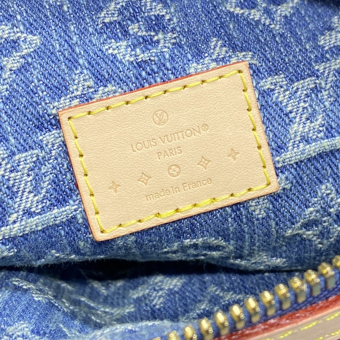 l**is V*t*n monogram denim high rise bumbag m46837