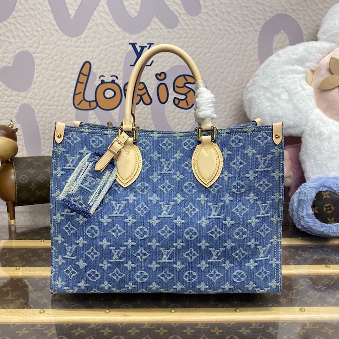 l**is V*t*n monogram denim onthego mm m46871