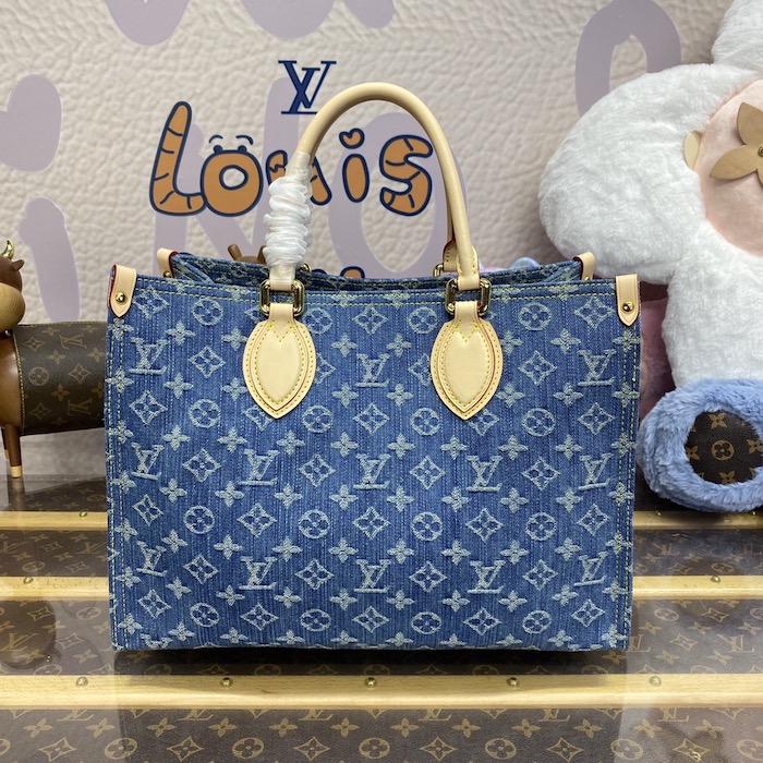 l**is V*t*n monogram denim onthego mm m46871
