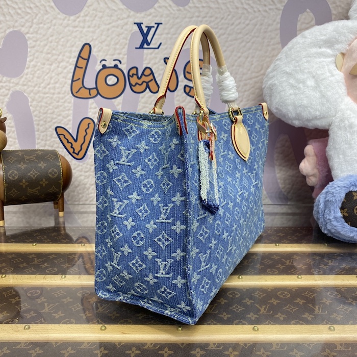 l**is V*t*n monogram denim onthego mm m46871