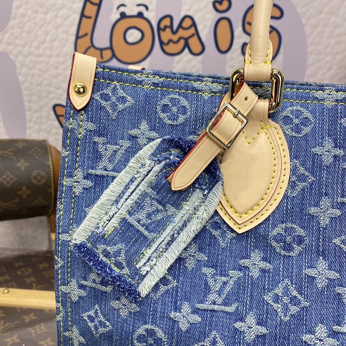 l**is V*t*n monogram denim onthego mm m46871