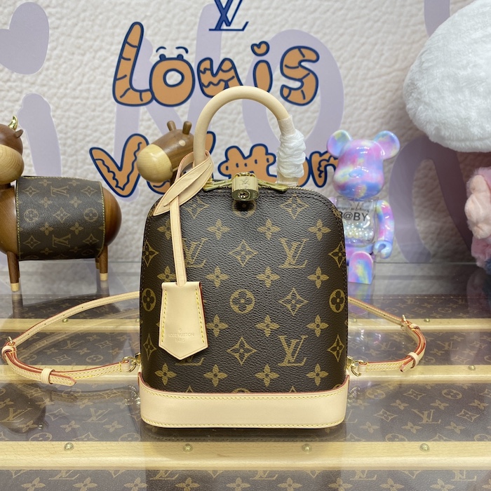l**is V*t*n monogram canvas alma backpack m47132