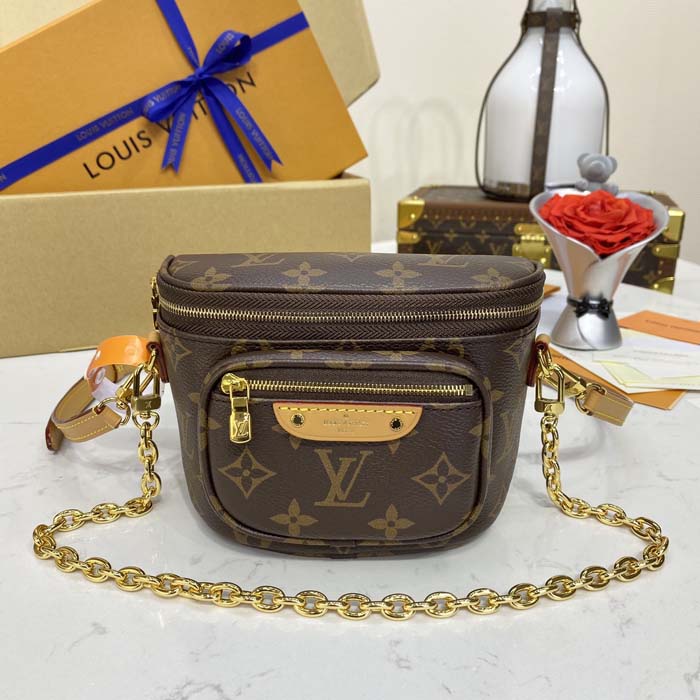 l**is V*t*n monogram canvas mini bumbag m82335