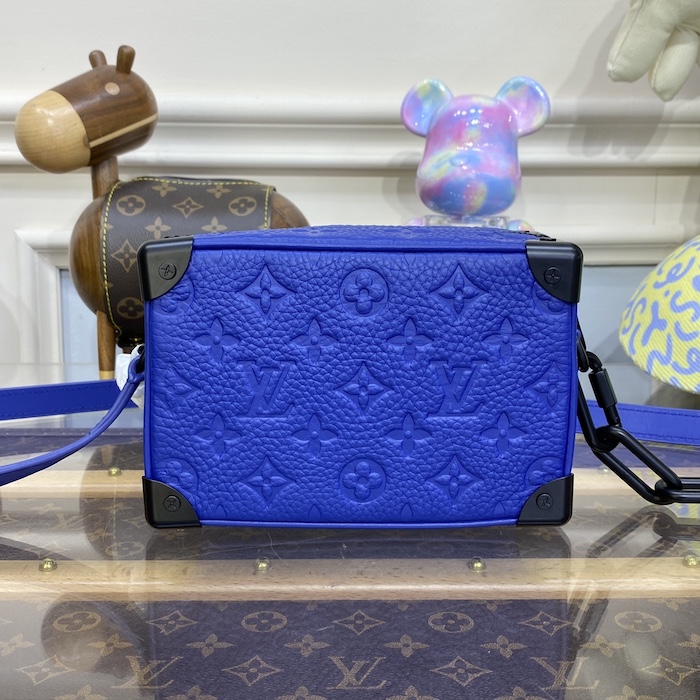 l**is V*t*n embossed taurillon leather mini soft trunk m82558