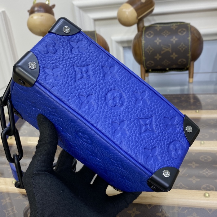 l**is V*t*n embossed taurillon leather mini soft trunk m82558