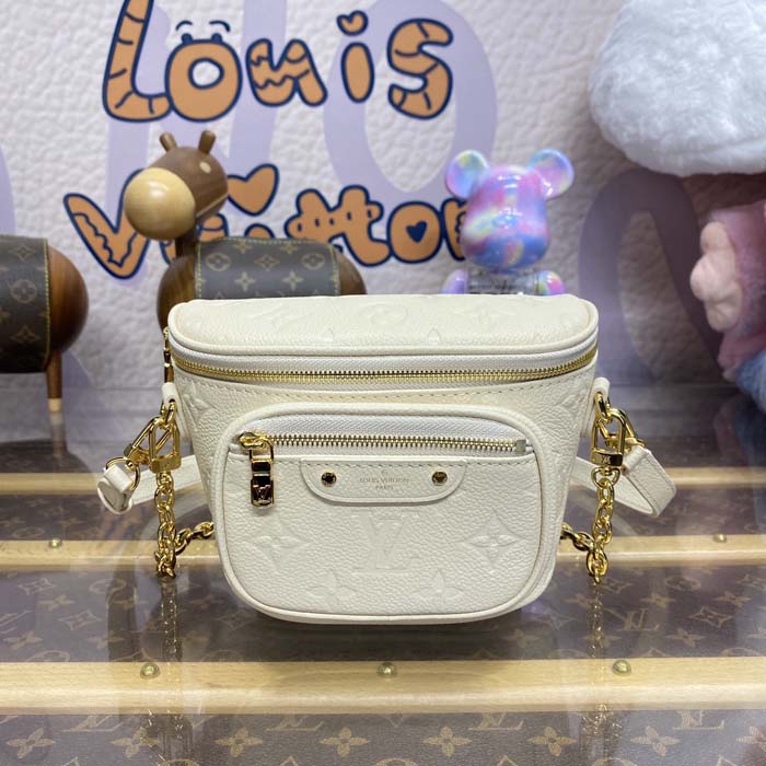 l**is V*t*n monogram empreinte leather mini bumbag m83275
