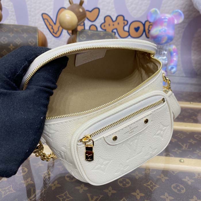 l**is V*t*n monogram empreinte leather mini bumbag m83275